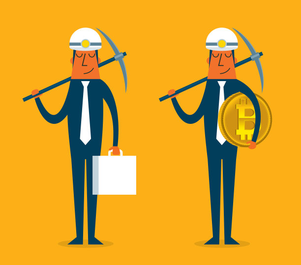 商人-比特币挖矿-正面观点图片下载