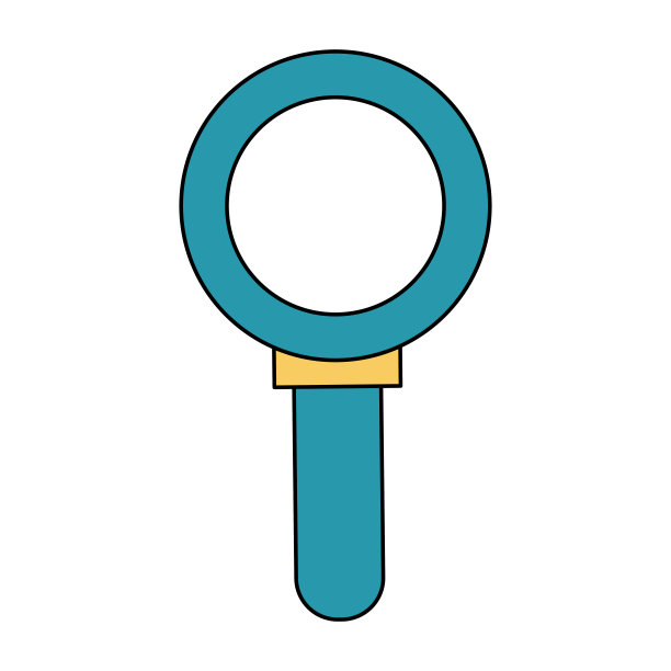 放大镜符号图片下载