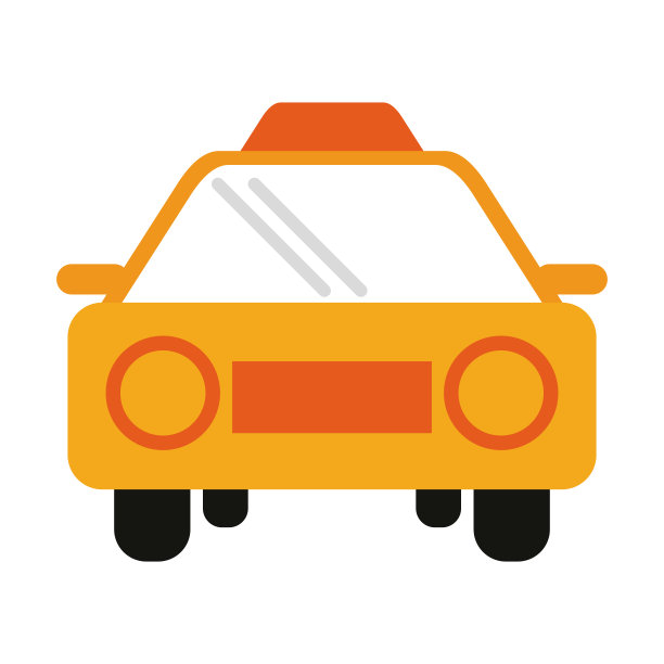 出租车前视图图片下载