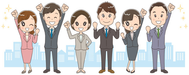 由不同世代组成的业务团队图片下载