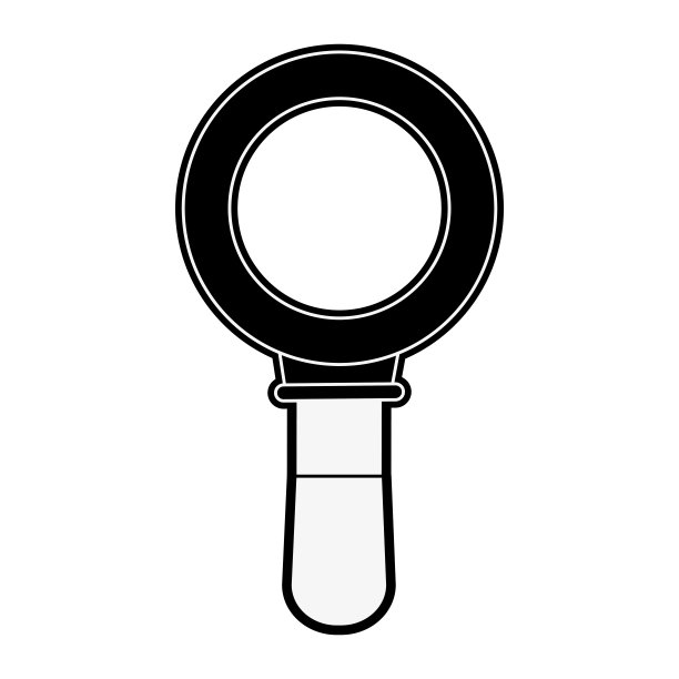 放大镜符号图片下载