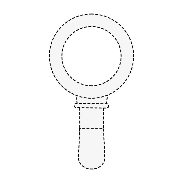 放大镜符号图片下载