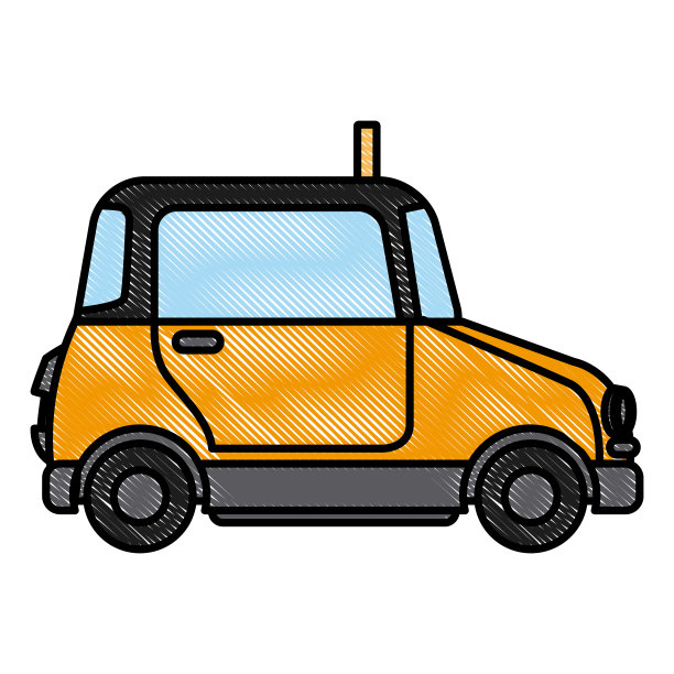 小型汽车出租车图片下载