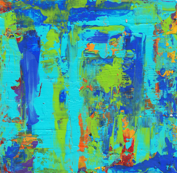 抽象的彩色画图片下载