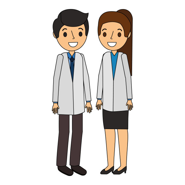 医生夫妇的虚拟角色图片下载