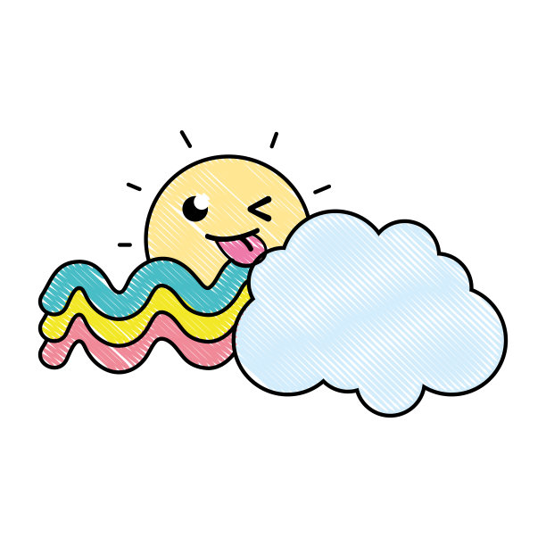 用云和彩虹的天气磨碎了有趣的太阳图片下载