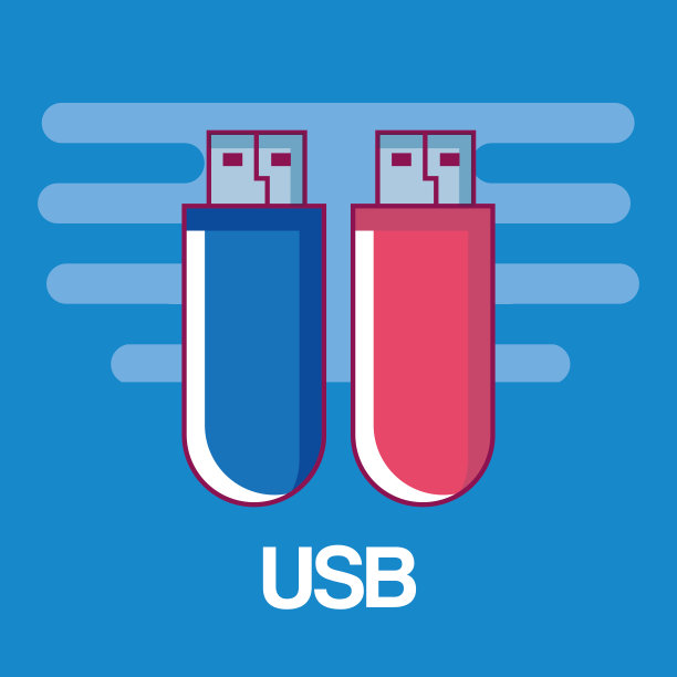 Usb存储器复古技术图标图片下载