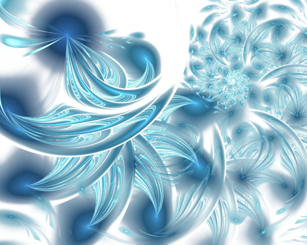 抽象的蓝色圣诞装饰背景。图片下载