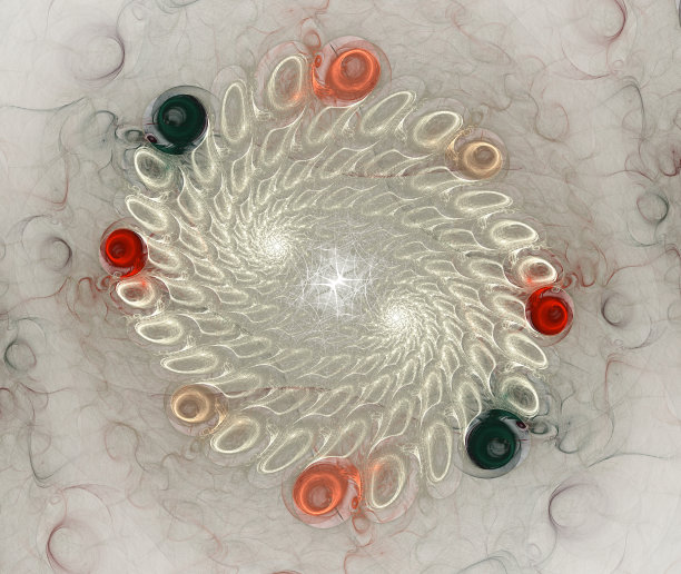 抽象的蓝色圣诞装饰背景。图片下载