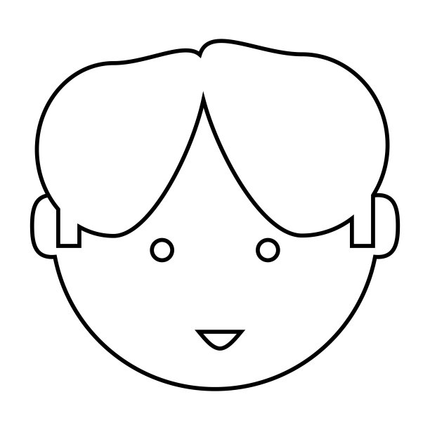 卡通人脸图标图片下载