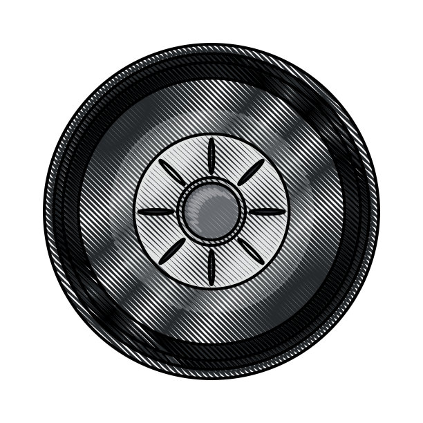 汽车轮胎图标形象图片下载