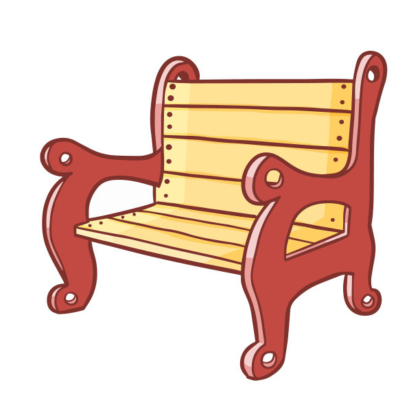 的公园长椅上图片下载