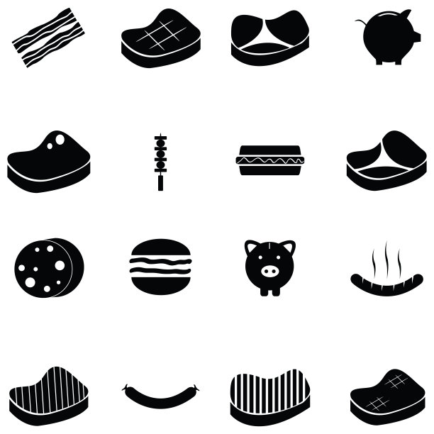 猪肉图标设置图片下载