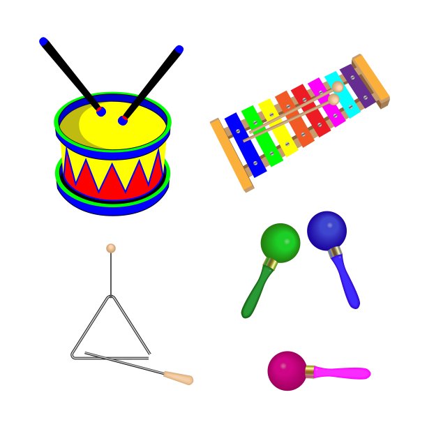 儿童乐器图片下载
