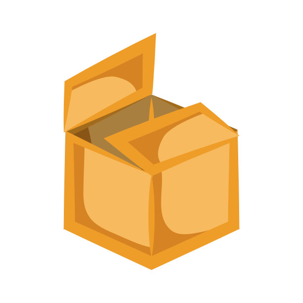 送货箱打开卡通图片下载