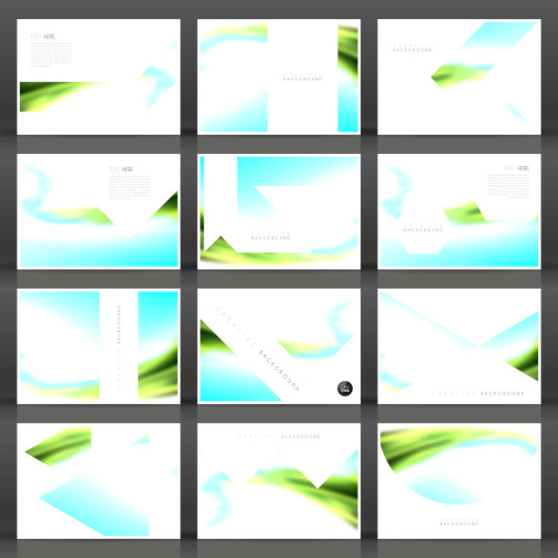 宣传册模板布局，封面设计，商业年度报告，传单，杂志图片下载