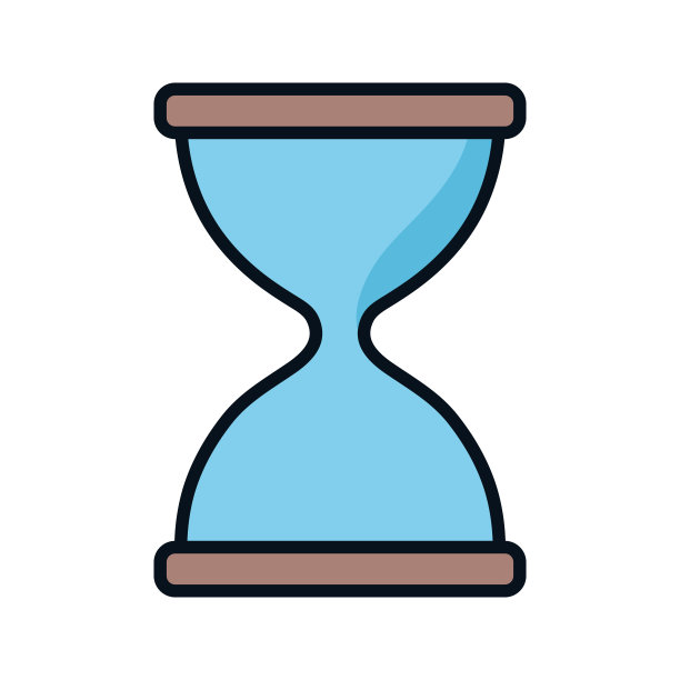 沙漏空孤立图片下载