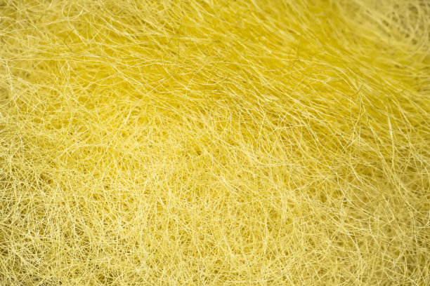 蚕的黄色纤维，特写宏图片下载
