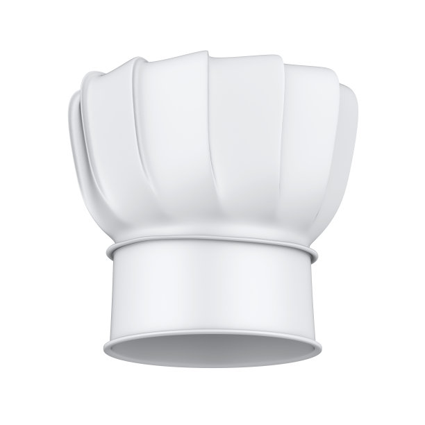 厨师帽被隔离了图片下载