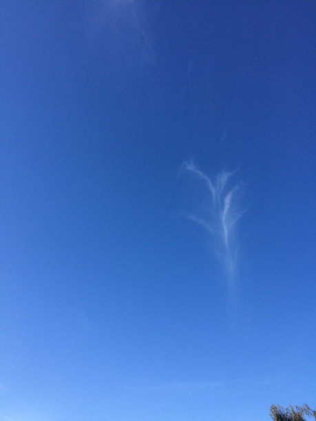 天上的云彩像天使图片下载