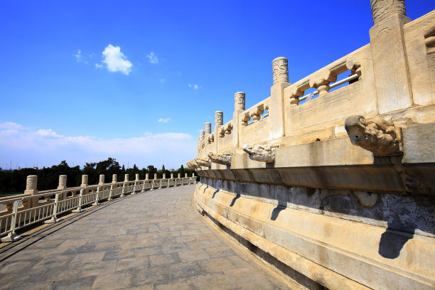 中国北京的天坛素材图片