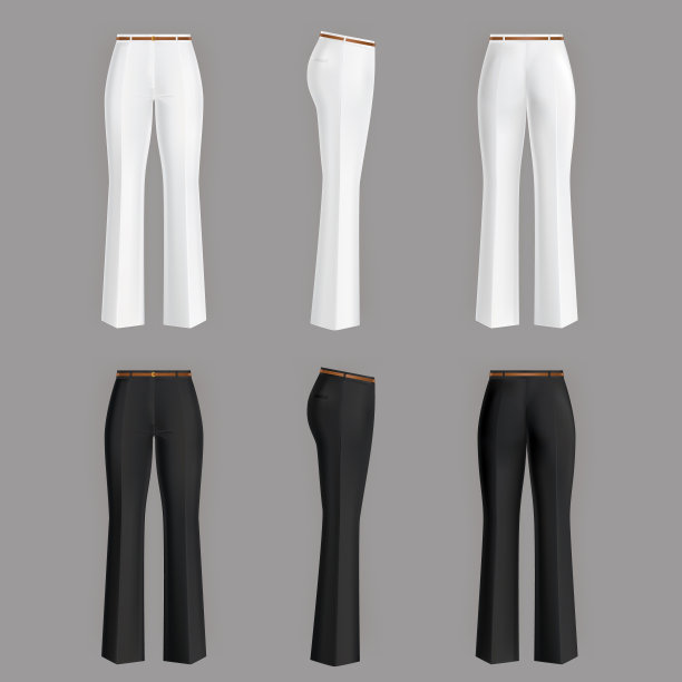 向量现实的正式长裤的女人图片下载