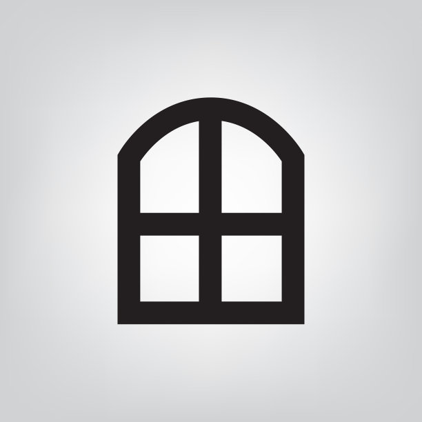 黑色的窗口图标图片下载