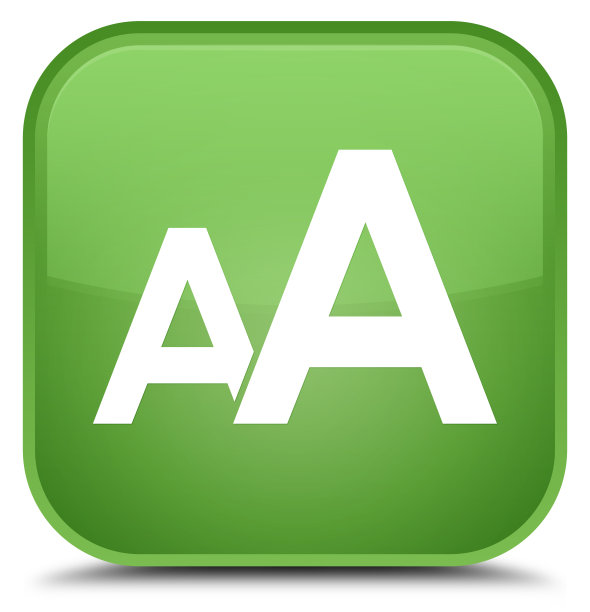 字体大小图标特殊软绿色方形按钮图片下载