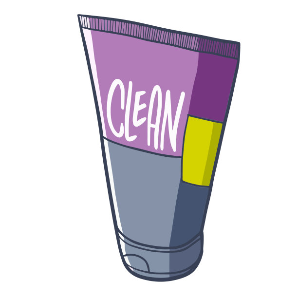 紫灰色男士洁面泡沫图片下载