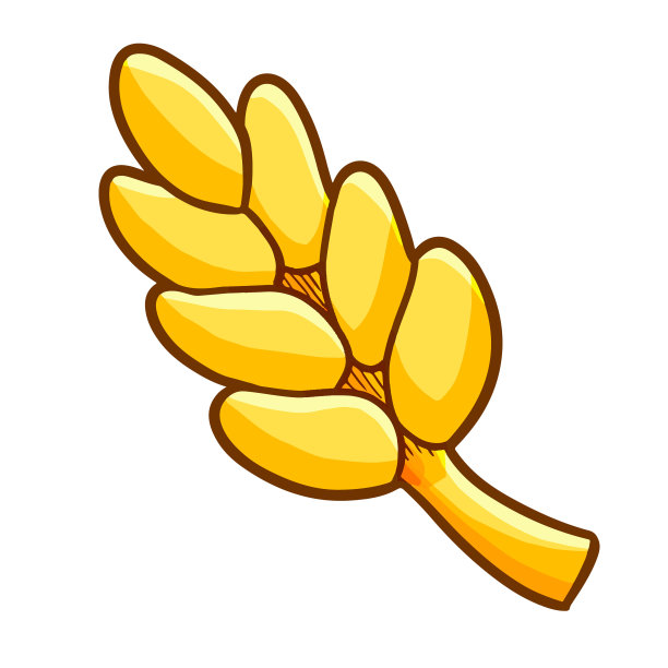 黄色小小麦图片下载