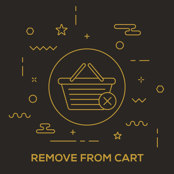 移除购物车概念图片下载