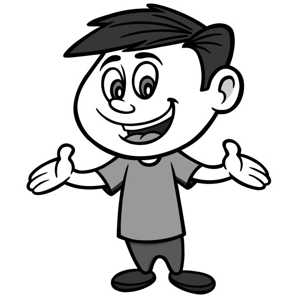 男孩说的插图图片下载