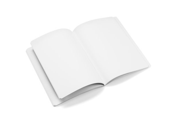 模型杂志，书或目录在白色的桌子背景。图片下载
