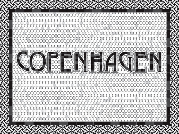 哥本哈根老式马赛克瓷砖印刷图片下载