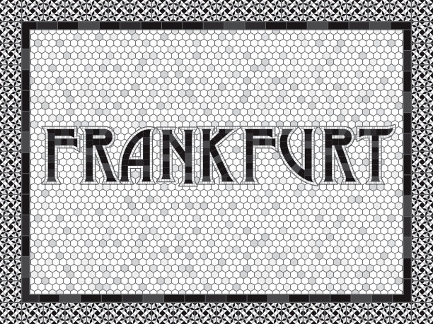 法兰克福老式马赛克瓷砖排版图片下载