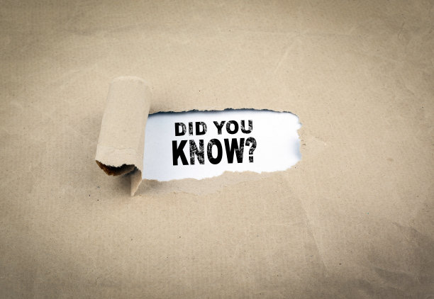 你知道吗。写在撕破的纸后面。知识，市场营销和商业背景图片下载