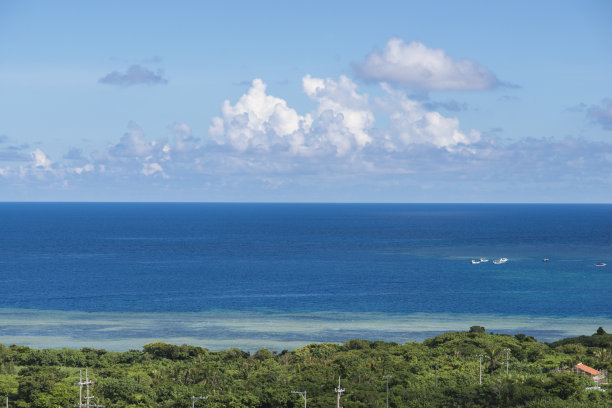 冲绳石垣岛的海景素材图片