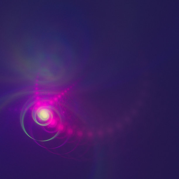 抽象发光分形背景图片下载