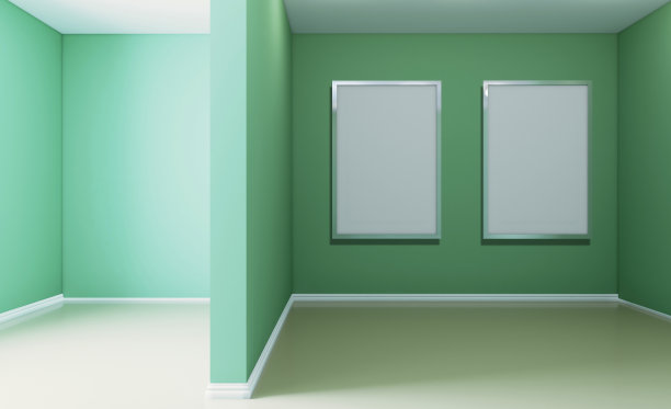 空的图片。空白的房间。3 d渲染。图片下载