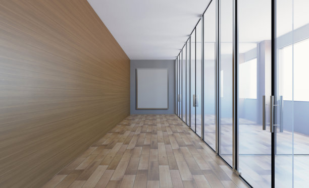 现代空办公柜。会议室。3 d渲染。绘画图片下载