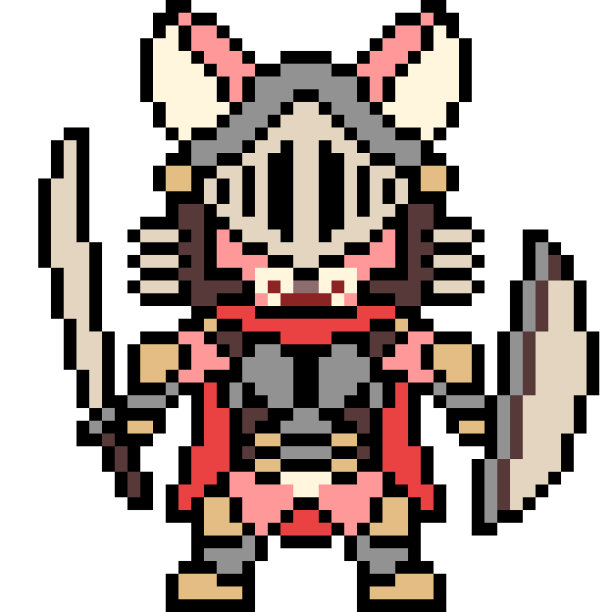 矢量像素艺术卡通图片下载