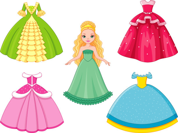 纸娃娃公主图片下载