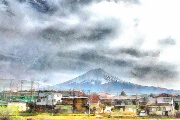 富士山，日本图片下载