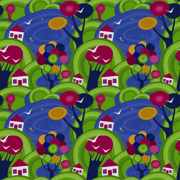 无缝模式与儿童游乐场图片下载