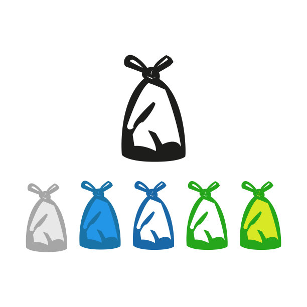 塑胶垃圾袋图标图片下载