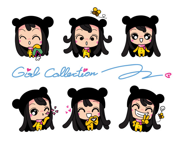 女孩收藏集图片下载