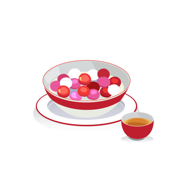 甜的饺子素材图片