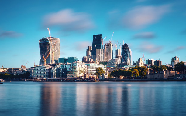 英国伦敦城市天际线素材图片