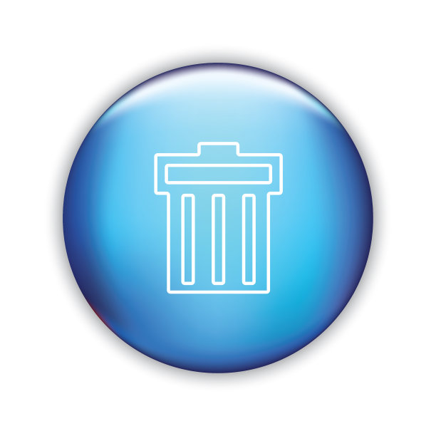 在闪亮的按钮上的细线图标-网站元素图片下载