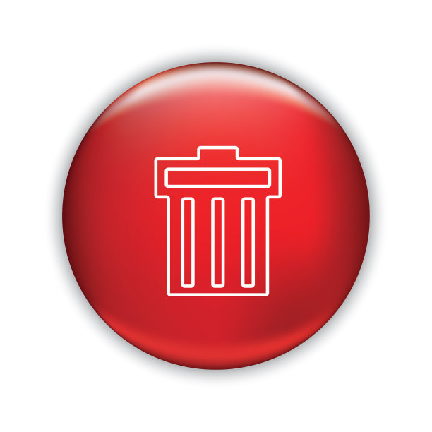 在闪亮的按钮上的细线图标-网站元素图片下载